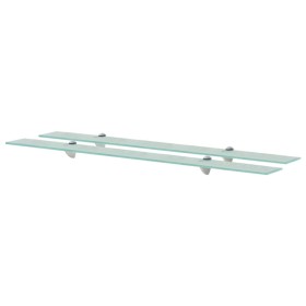 Estantes flotantes 2 unidades vidrio 8 mm 100x20 cm de vidaXL, Estantes y estanterías - Ref: Foro24-3051525, Precio: 53,78 €,...