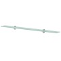 Estantes flotantes 2 unidades vidrio 8 mm 100x20 cm de vidaXL, Estantes y estanterías - Ref: Foro24-3051525, Precio: 53,78 €,...