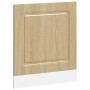 Panel para lavavajillas Kalmar roble Sonoma 60x1,5x67 c en Armarios de cocina | Comprar online en Foru.es