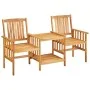 Sillas y mesita de jardín con cojines madera maciza acacia de vidaXL, Conjuntos de jardín - Ref: Foro24-3061290, Precio: 147,...