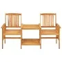 Sillas y mesita de jardín con cojines madera maciza acacia de vidaXL, Conjuntos de jardín - Ref: Foro24-3061290, Precio: 147,...