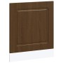 Panel para lavavajillas Kalmar roble marrón 60x1,5x67 cm en Armarios de cocina | Comprar online en Foru.es