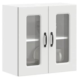 Armario pared cocina puerta de cristal Kalmar blanca en Armarios de cocina | Comprar online en Foru.es