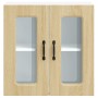 Armario de cocina de pared con puerta de cristal "Kalmar" de, roble Sonoma, madera de ingeniería en Armarios de cocina | Comprar
