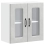 Armario pared cocina puerta de cristal Kalmar gris hormigón en Armarios de cocina | Comprar online en Foru.es