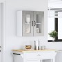 Armario pared cocina puerta de cristal Kalmar gris hormigón en Armarios de cocina | Comprar online en Foru.es