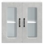 Armario pared cocina puerta de cristal Kalmar gris hormigón en Armarios de cocina | Comprar online en Foru.es
