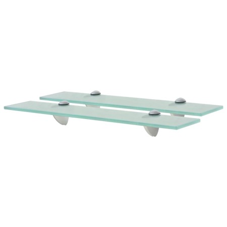 Estantes flotantes 2 unidades vidrio 8 mm 50x10 cm de vidaXL, Estantes y estanterías - Ref: Foro24-3051496, Precio: 33,15 €, ...