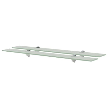 Estantes flotantes 2 unidades vidrio 8 mm 80x10 cm de vidaXL, Estantes y estanterías - Ref: Foro24-3051515, Precio: 31,33 €, ...
