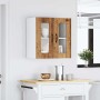Armario de cocina de pared con puerta de cristal "Kalmar" de, madera de ingeniería envejecida en Armarios de cocina | Comprar on