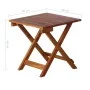 Garden lounger with table and cushion made of solid acacia wood. by vidaXL, Loungers - Ref: Foro24-3061591, Price: 187,56 €, ...