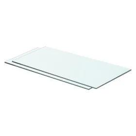 Estantes 2 unidades panel de vidrio transparente 60x25 cm de vidaXL, Estantes y estanterías - Ref: Foro24-3051565, Precio: 33...