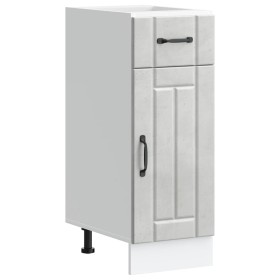 Mueble bajo de cocina Lucca madera contrachapada gris cemento en Armarios de cocina | Comprar online en Foru.es