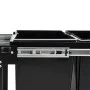 Abnehmbarer Mülleimer im Küchenschrank mit Soft-Close-Funktion, 36 l von vidaXL, Mülltonnen und Mülltonnen - Ref: Foro24-5118...