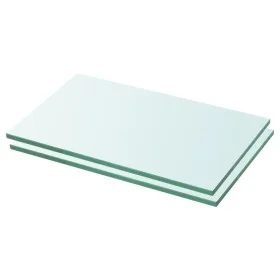 Estantes 2 unidades panel de vidrio transparente 30x12 cm de vidaXL, Estantes y estanterías - Ref: Foro24-3051547, Precio: 21...