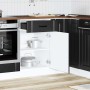 Mueble bajo de cocina Lucca madera ingeniería negra en Armarios de cocina | Comprar online en Foru.es