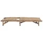 Garden lounger with bamboo cushion by vidaXL, Loungers - Ref: Foro24-3061636, Price: 206,09 €, Discount: %