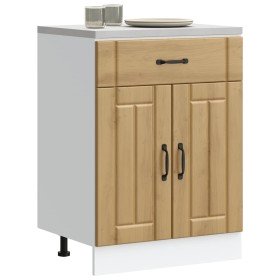 Mueble bajo de cocina Lucca roble artesanal en Armarios de cocina | Comprar online en Foru.es