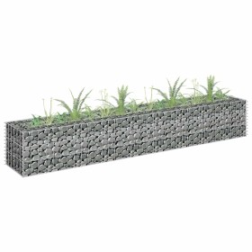 Arriate de gaviones de acero 180x30x30 cm en Macetas y jardineras | Comprar online en Foru.es