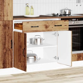 Mueble bajo de cocina Lucca madera vieja en Armarios de cocina | Comprar online en Foru.es