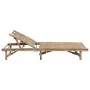 Garden lounger with bamboo cushion by vidaXL, Loungers - Ref: Foro24-3061634, Price: 210,90 €, Discount: %