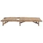 Garden lounger with bamboo cushion by vidaXL, Loungers - Ref: Foro24-3061634, Price: 210,90 €, Discount: %