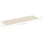 Garden lounger with bamboo cushion by vidaXL, Loungers - Ref: Foro24-3061634, Price: 210,90 €, Discount: %