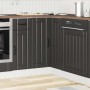 Mueble bajo esquinero de cocina Lucca madera ingeniería negra en Armarios de cocina | Comprar online en Foru.es