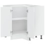 Mueble bajo esquina de cocina Lucca alto brillo blanco en Armarios de cocina | Comprar online en Foru.es