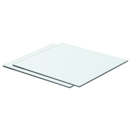 Estantes 2 unidades panel de vidrio transparente 40x30 cm de vidaXL, Estantes y estanterías - Ref: Foro24-3051556, Precio: 37...