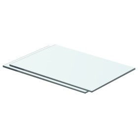 Estantes 2 unidades panel de vidrio transparente 40x20 cm de vidaXL, Estantes y estanterías - Ref: Foro24-3051554, Precio: 25...