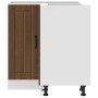 Mueble bajo esquinero de cocina Lucca marrón roble en Armarios de cocina | Comprar online en Foru.es