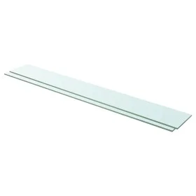 Shelves 2 units transparent glass panel 110x15 cm by vidaXL, Shelves and shelves - Ref: Foro24-3051588, Price: 37,06 €, Disco...