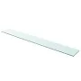 Shelves 2 units transparent glass panel 110x15 cm by vidaXL, Shelves and shelves - Ref: Foro24-3051588, Price: 37,06 €, Disco...