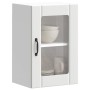 Armario pared cocina puerta de cristal Lucca blanca en Armarios de cocina | Comprar online en Foru.es