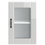 Armario pared para cocina puerta cristal Lucca blanco brillante en Armarios de cocina | Comprar online en Foru.es