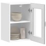 Armario de pared para cocina puerta cristal Lucca gris sonoma en Armarios de cocina | Comprar online en Foru.es