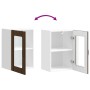Armario de pared para cocina puerta cristal Lucca roble marrón en Armarios de cocina | Comprar online en Foru.es