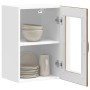 Armario pared cocina puerta de cristal Lucca madera vieja en Armarios de cocina | Comprar online en Foru.es