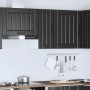 Armario de pared de cocina Lucca madera ingeniería negra en Armarios de cocina | Comprar online en Foru.es