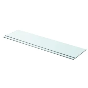 Estantes 2 unidades panel de vidrio transparente 90x20 cm de vidaXL, Estantes y estanterías - Ref: Foro24-3051579, Precio: 41...
