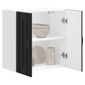 Armario de pared de cocina Lucca madera ingeniería negra en Armarios de cocina | Comprar online en Foru.es