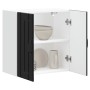 Armario de pared de cocina Lucca madera ingeniería negra en Armarios de cocina | Comprar online en Foru.es