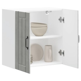 Armario de pared cocina Lucca madera contrachapada gris cemento en Armarios de cocina | Comprar online en Foru.es