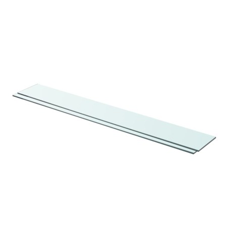 Estantes 2 unidades panel de vidrio transparente 90x12 cm de vidaXL, Estantes y estanterías - Ref: Foro24-3051577, Precio: 28...
