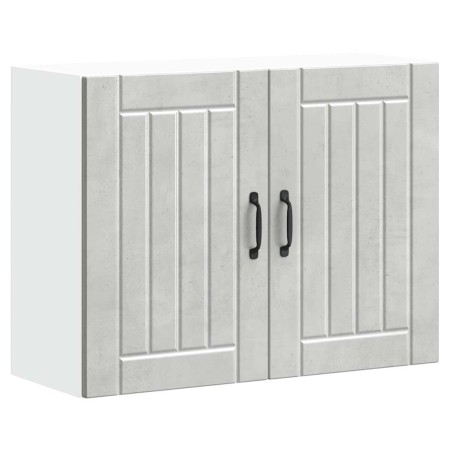 Armario de pared cocina Lucca madera contrachapada gris cemento en Armarios de cocina | Comprar online en Foru.es