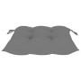 Sillas de jardín 2 uds madera teca con cojines grises de vidaXL, Sillas de jardín - Ref: Foro24-3062503, Precio: 199,30 €, De...