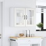 Armario pared cocina puerta de cristal Lucca blanca en Armarios de cocina | Comprar online en Foru.es