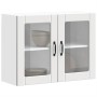 Armario pared cocina puerta de cristal Lucca blanca en Armarios de cocina | Comprar online en Foru.es