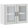 Armario pared cocina puerta de cristal Lucca gris hormigón en Armarios de cocina | Comprar online en Foru.es